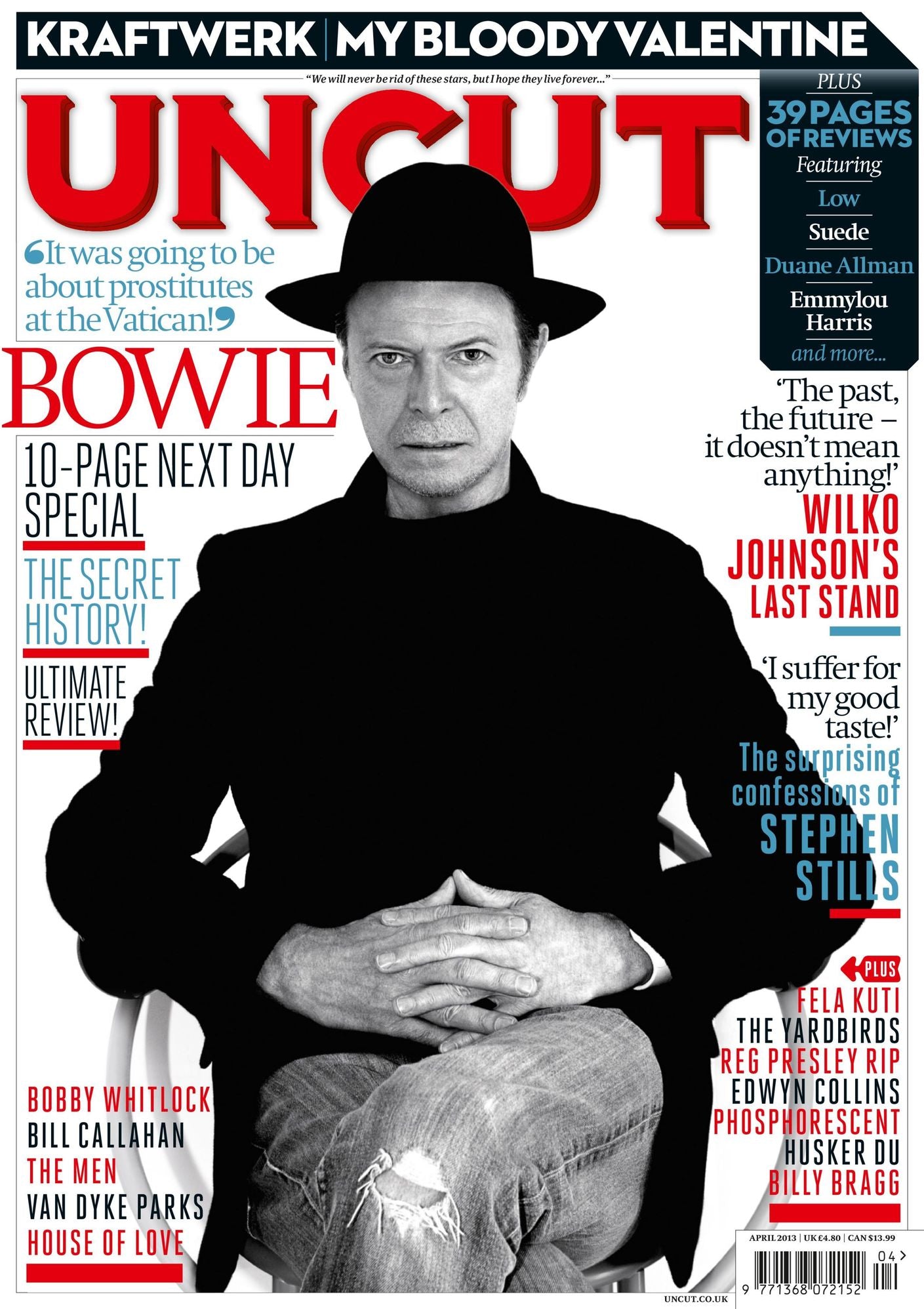 Uncut - David Bowie - April 2013