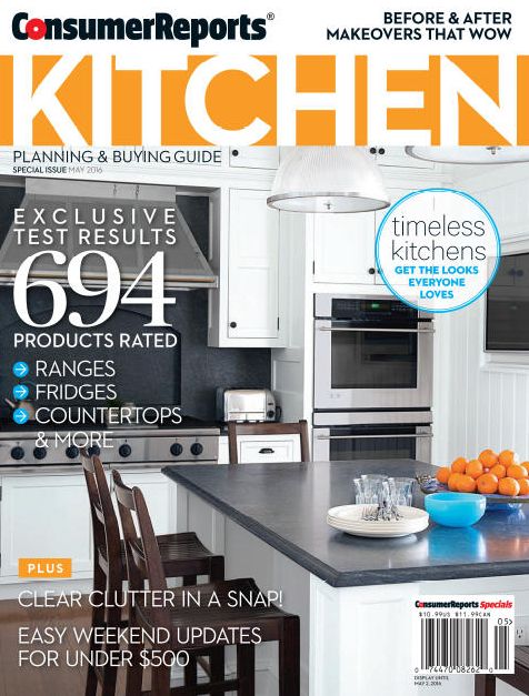 Consumer Reports: Kitchen Planning & Buying Guide - May 2016