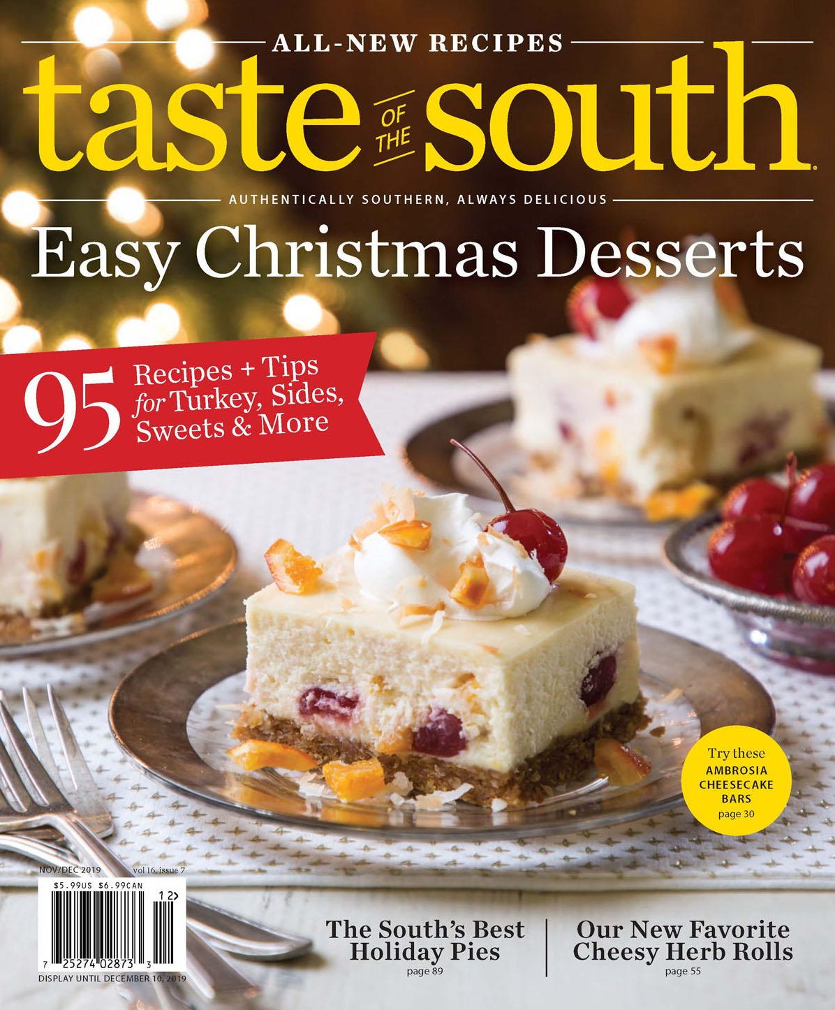 Taste of the South - promotion - annual subscription