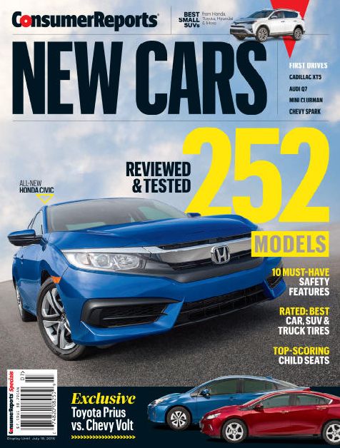Consumer Reports: New Cars - July