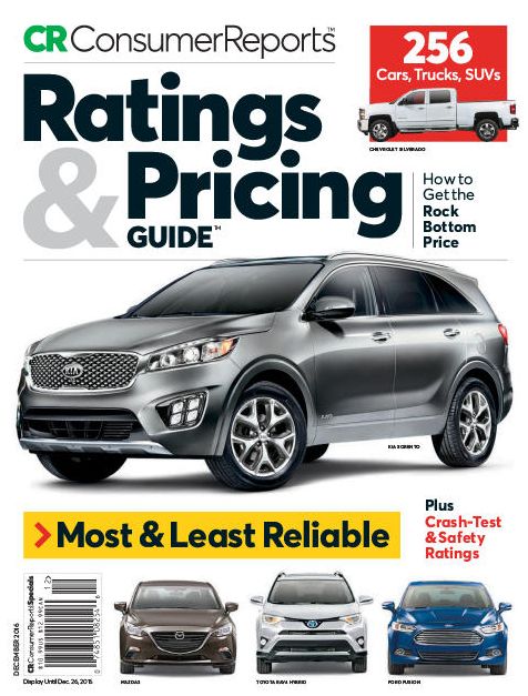 Consumer Reports: Ratings and Pricing Guide