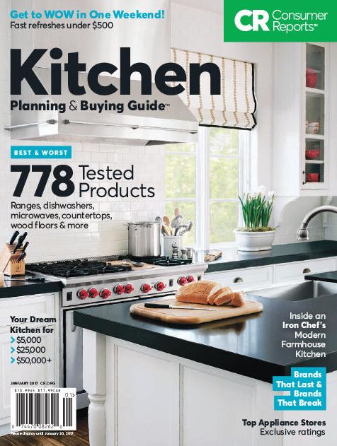 Consumer Reports: Kitchen Planning & Buying Guide - January 2017