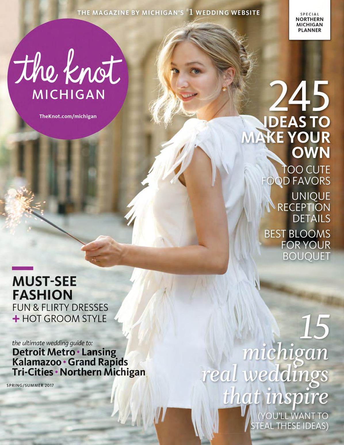 The Knot Michigan Weddings Spring-Summer 2017