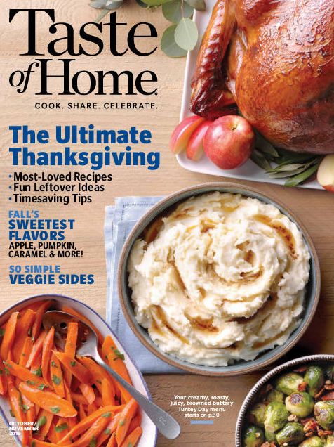 Taste of Home - fall sale - annual subscription