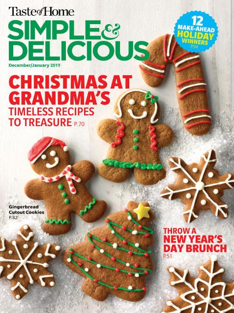 Simple and Delicious - fall sale - annual subscription