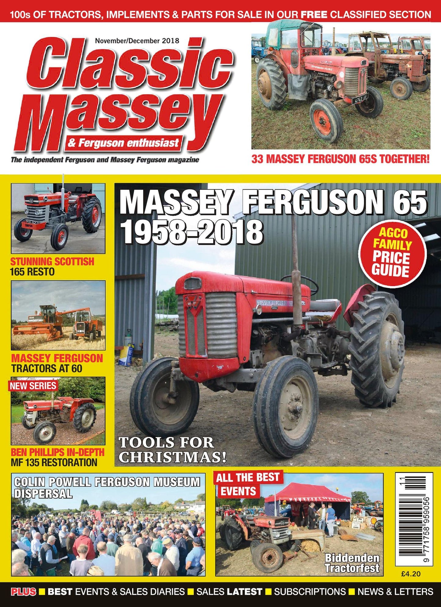 Classic Massey & Ferguson Enthusiast - annual subscription
