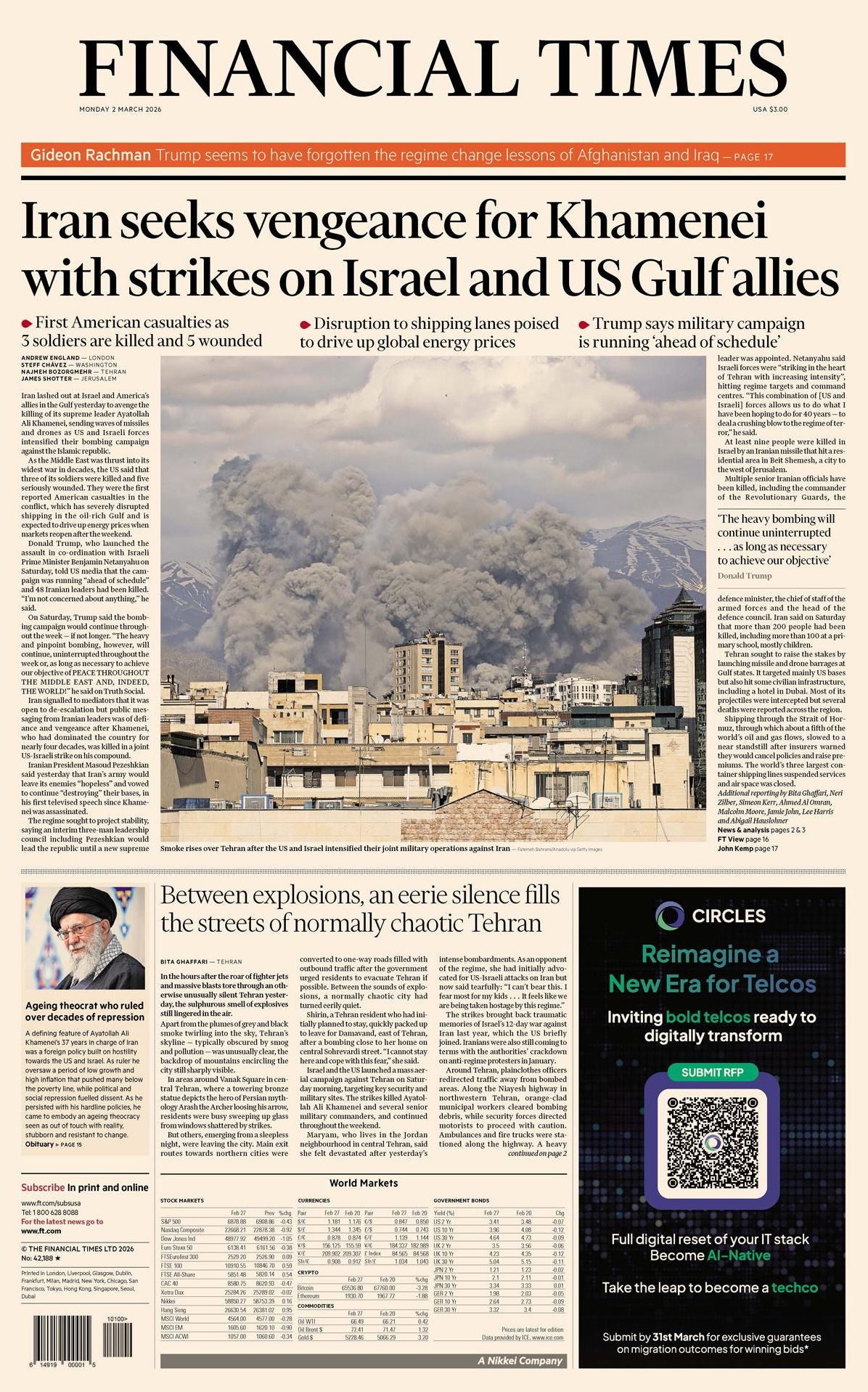 The Financial Times - annual subscription