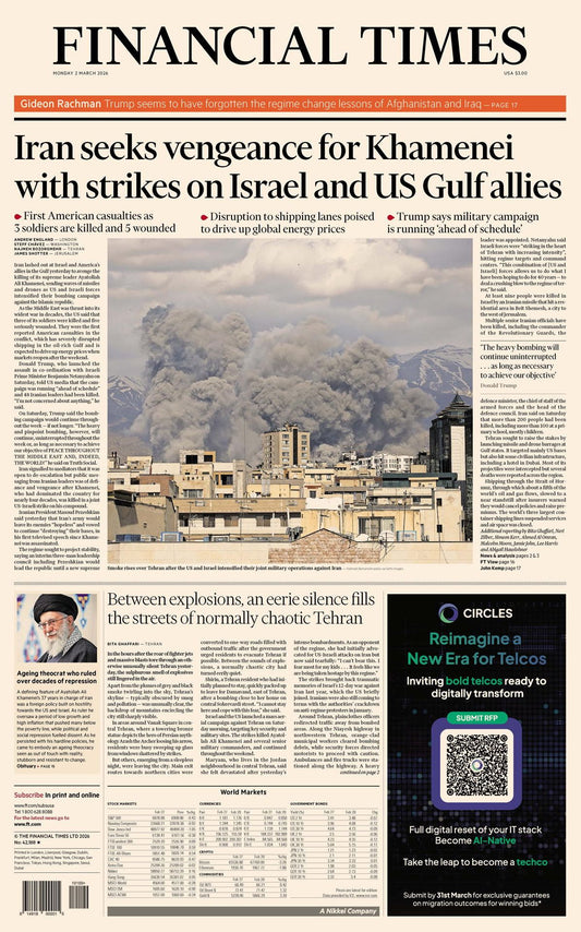 The Financial Times - annual subscription