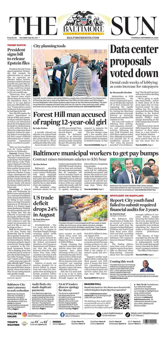 The Baltimore Sun - annual subscription