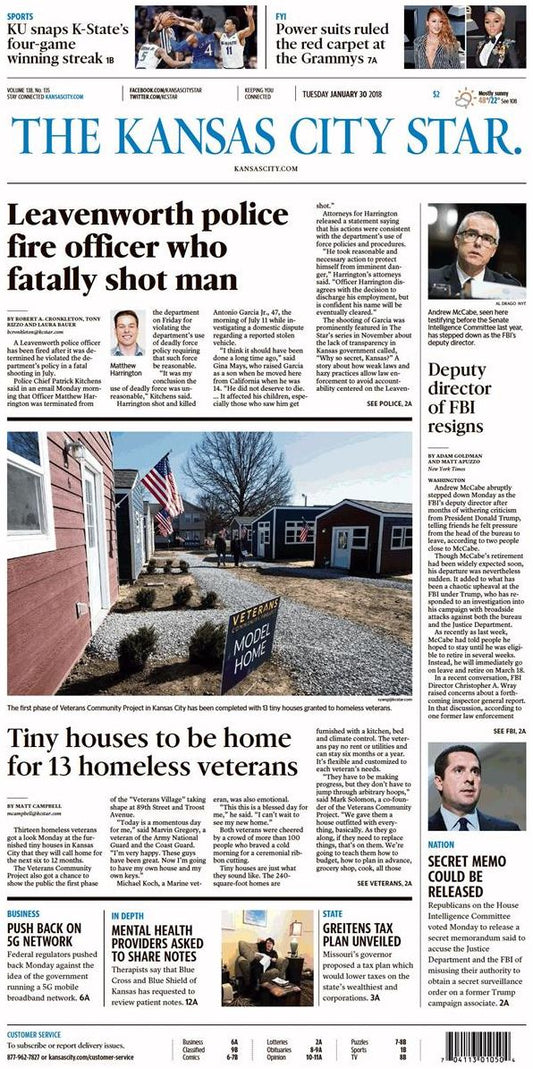 Kansas City Star - annual subscription