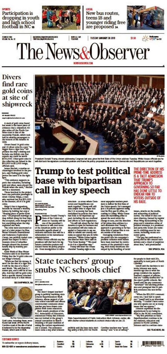 The News & Observer - annual subscription