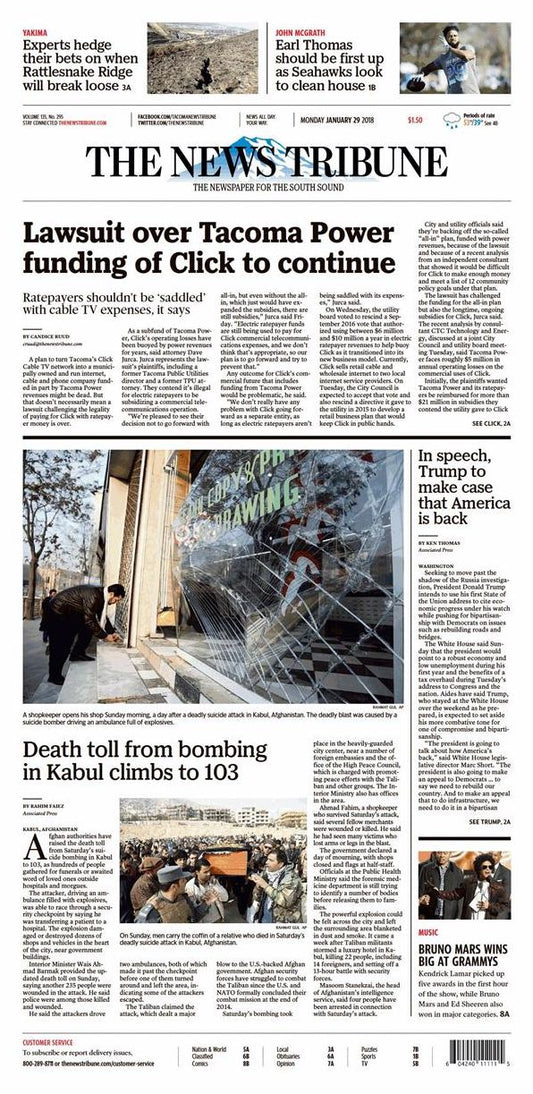 The News Tribune - annual subscription