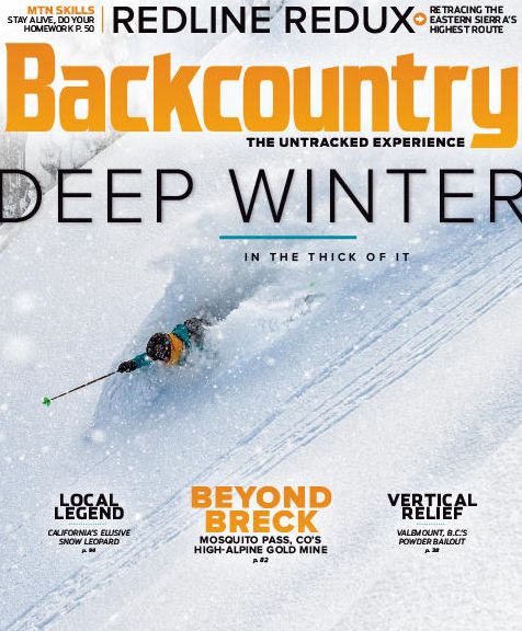 Backcountry - annual subscription