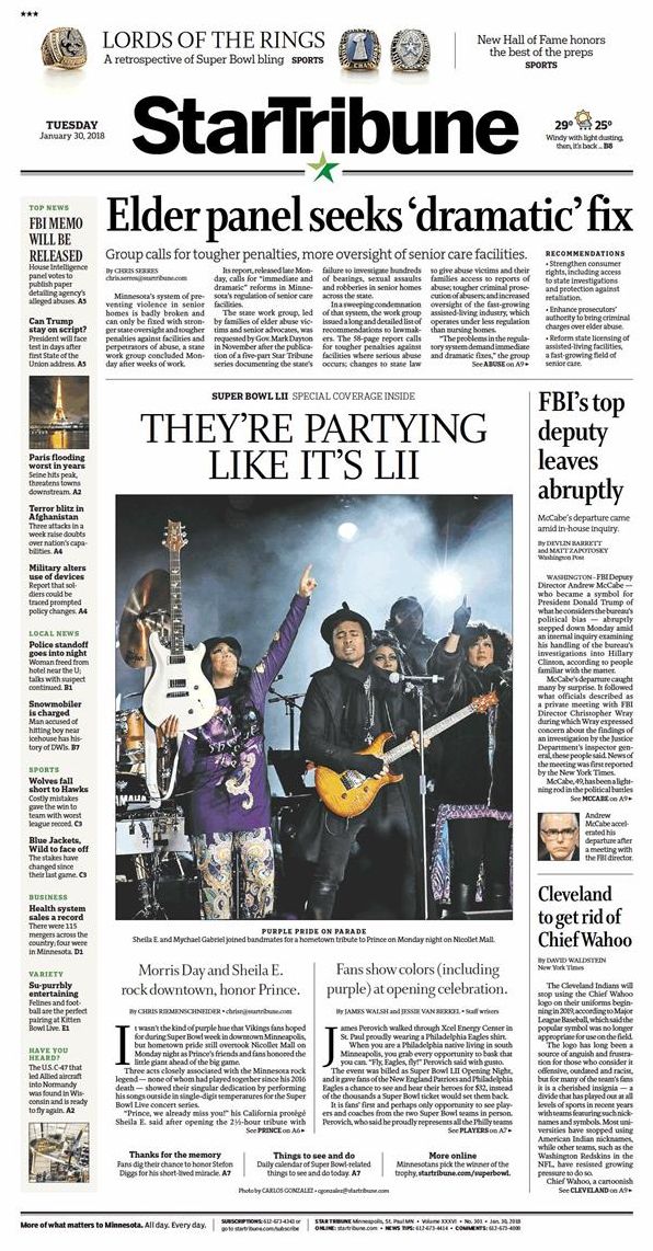 Minneapolis Star Tribune - annual subscription