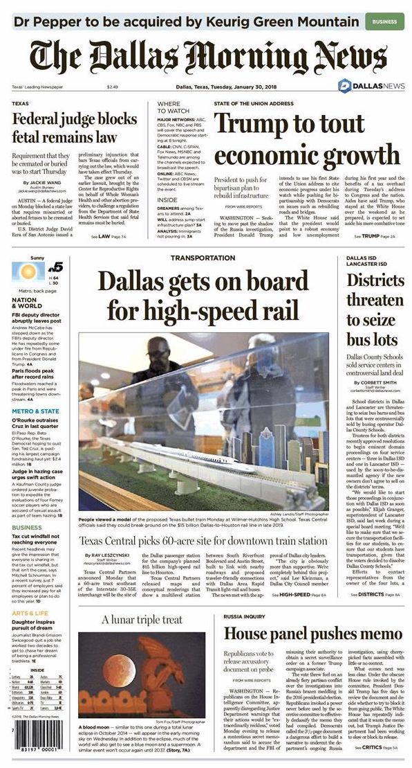 The Dallas Morning News - annual subscription