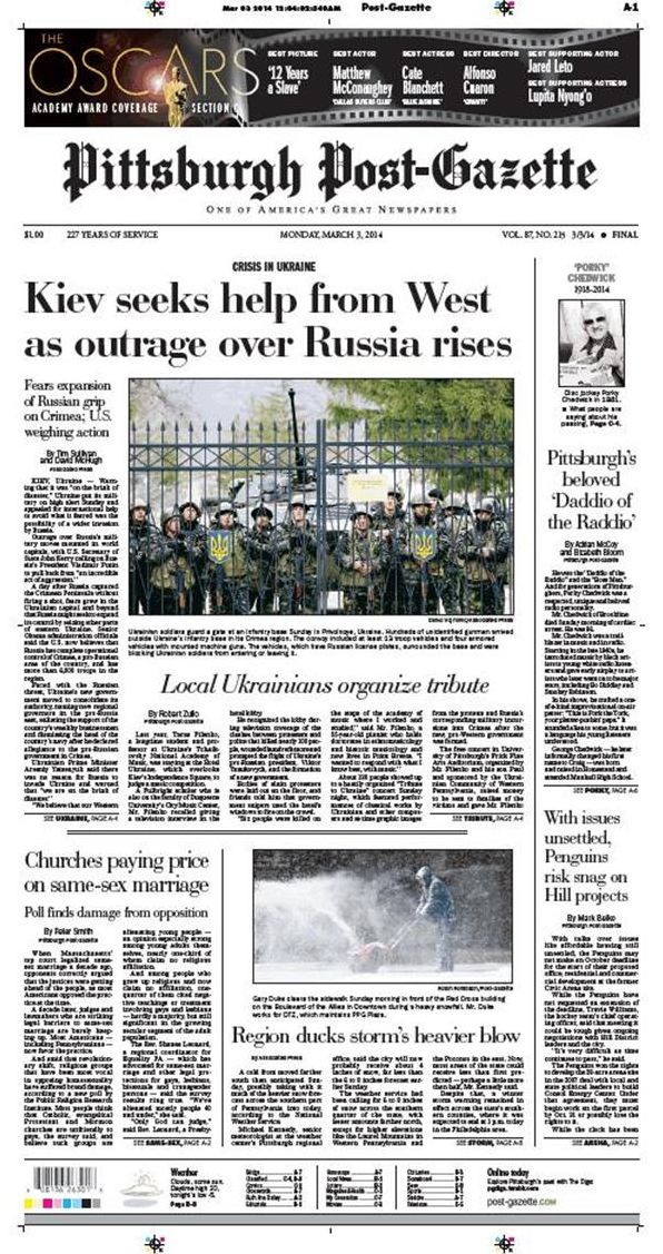 Pittsburgh Post-Gazette - annual subscription