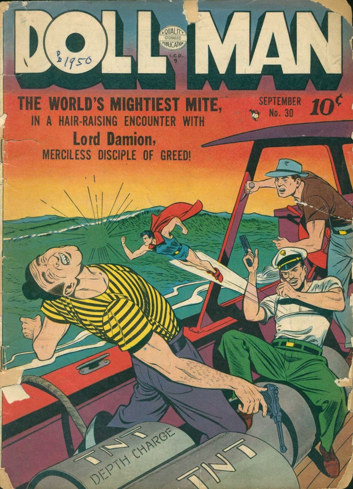 Doll Man Number 30 Super-Hero Comic Book