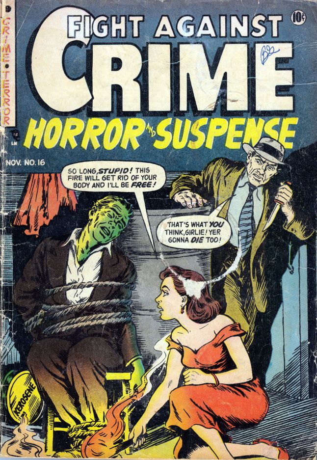 Fight Against Crime Number 16 Crime Comic Book