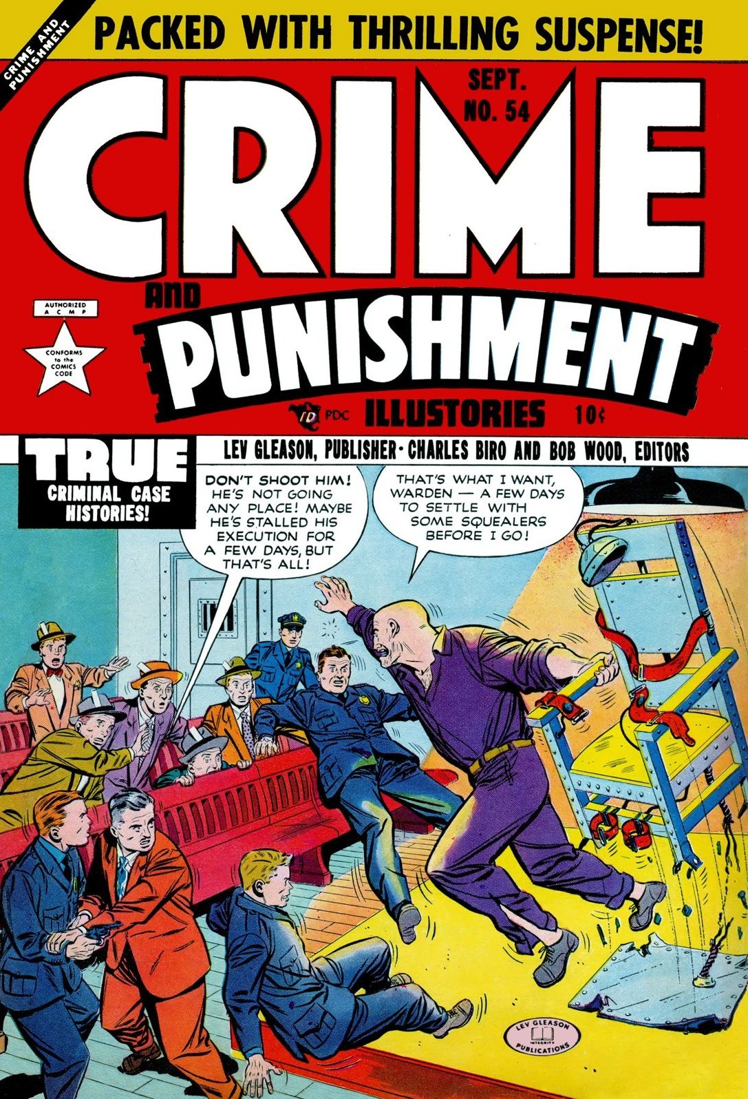 Crime and Punishment Number 54 Crime Comic Book