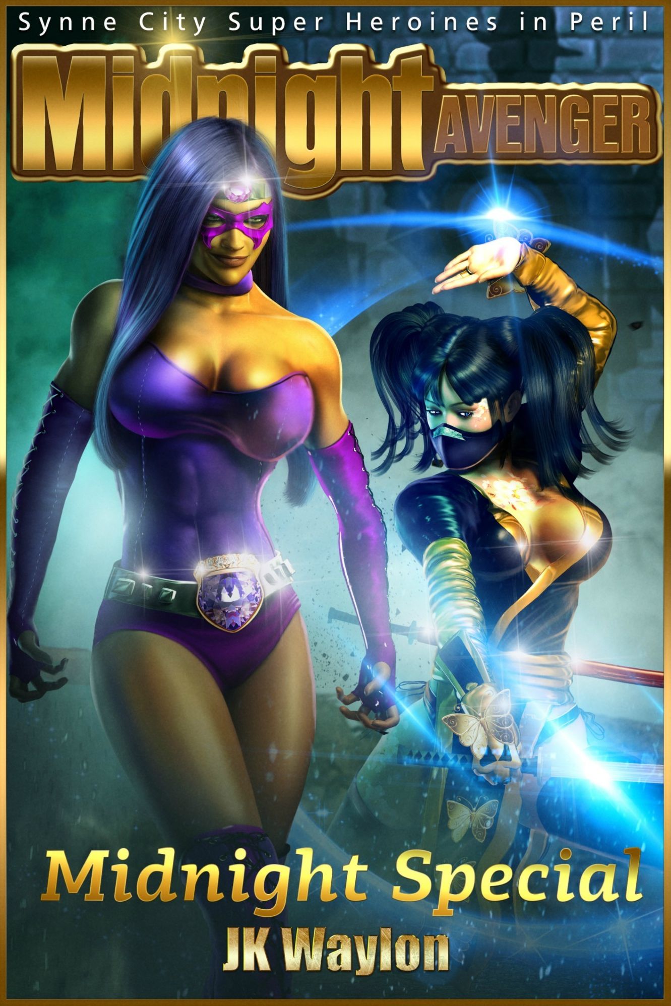 Midnight Avenger: Midnight Special (Synne City Super Heroines in Peril)