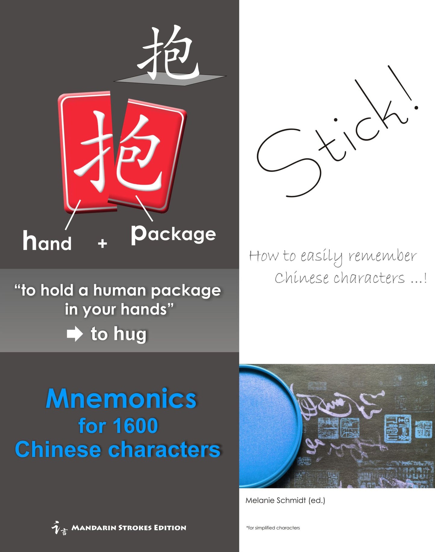 Mnemonics for 1600 Chinese characters