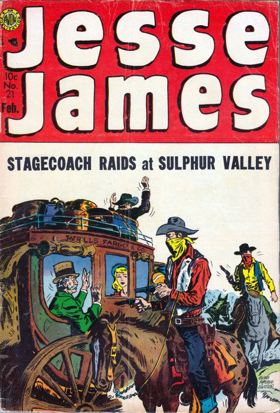 Jesse James Number 21 Western Comic Book