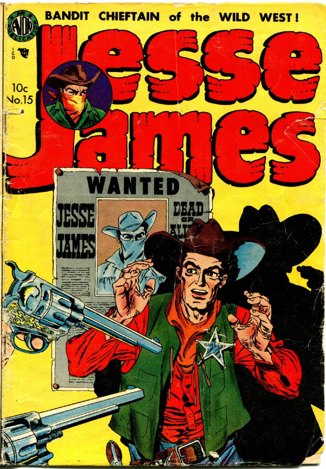 Jesse James Number 15 Western Comic Book