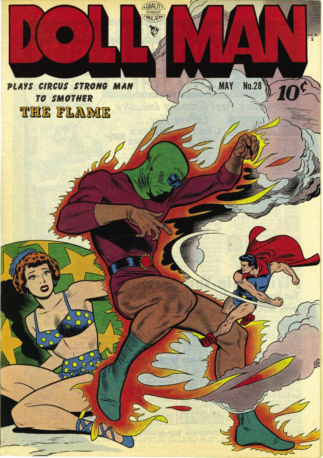 Doll Man Number 28 Super-Hero Comic Book