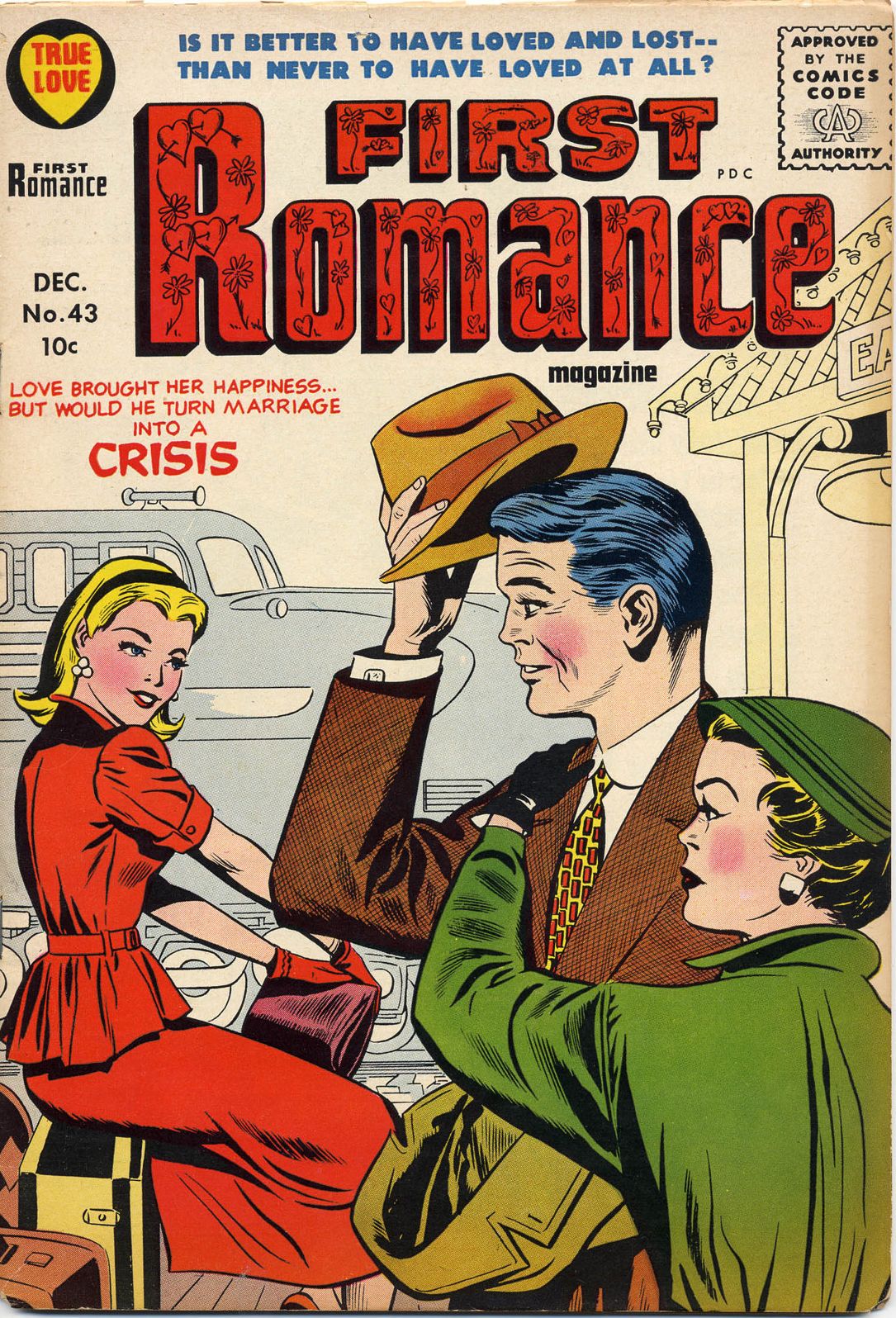 First Romance Magazine Number 43 Love Comic Book