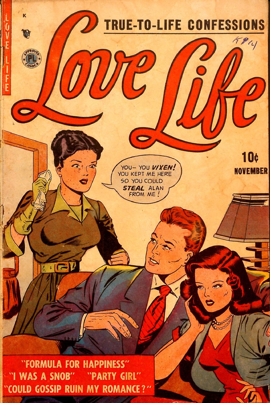 Love Life Number 1 Romance comic book