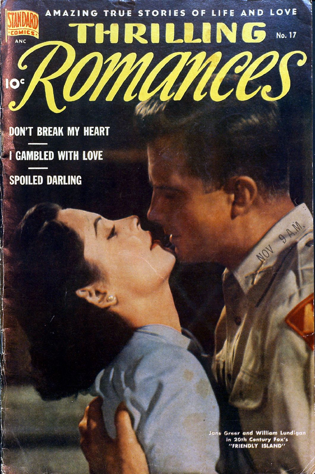 Thrilling Romances Number 17 Love comic book