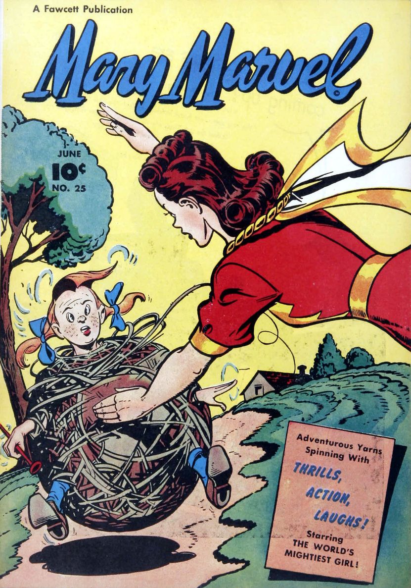 Mary Marvel Number 25 Super-Hero Comic Book