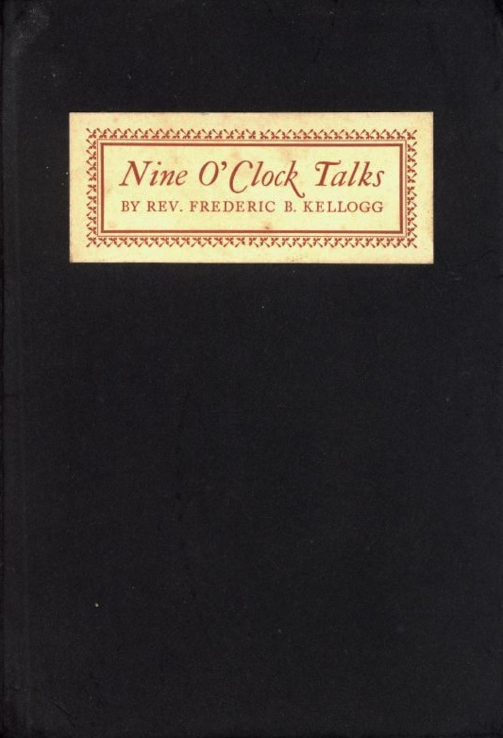 Nine O'Clock Talks (Illustrated)