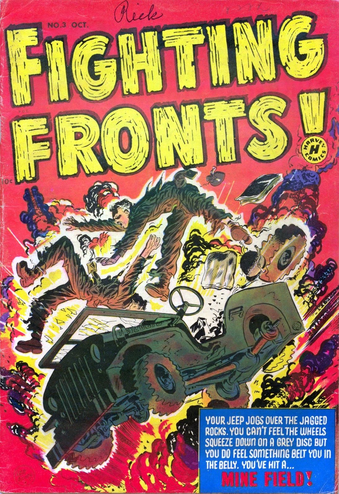 Fighting Fronts Number 3 War Comic Book
