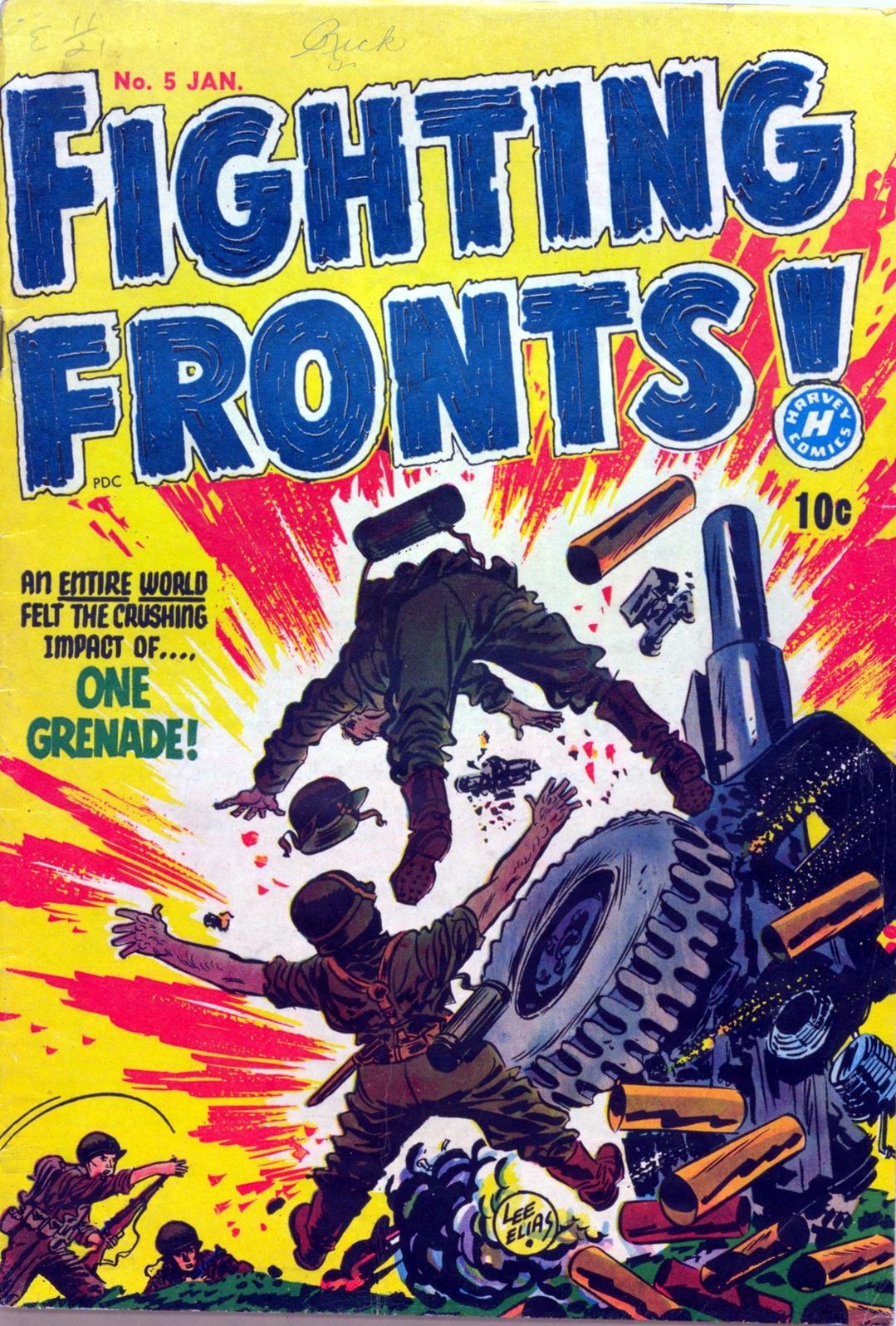 Fighting Fronts Number 5 War Comic Book