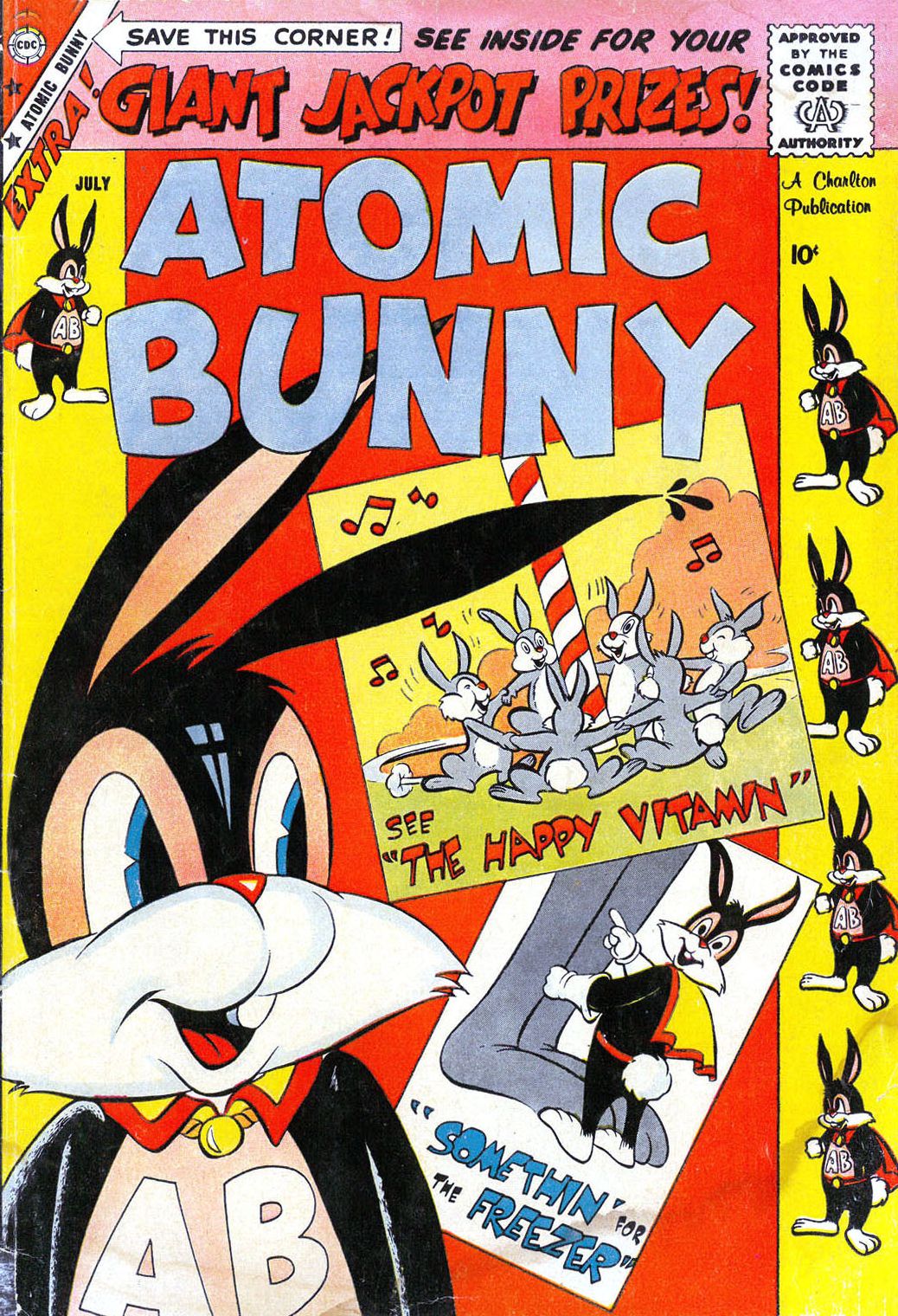 Atomic Bunny Number 17 Childrens Comic Book
