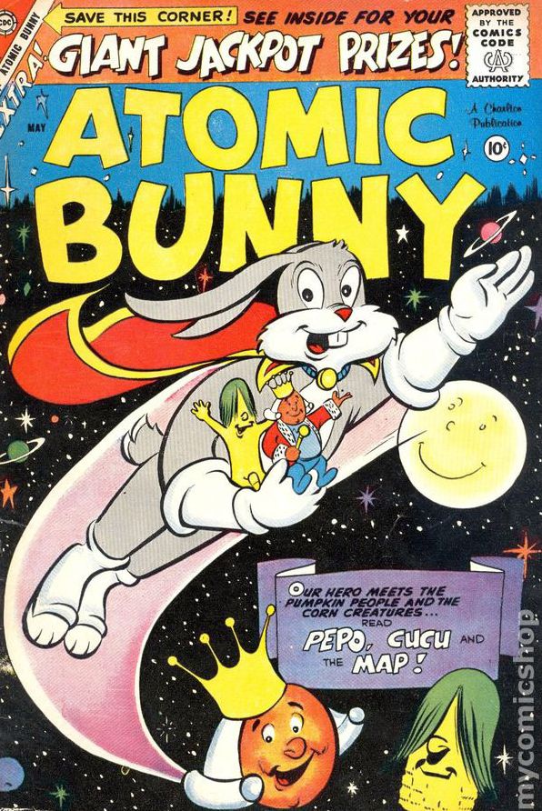 Atomic Bunny Number 16 Childrens Comic Book