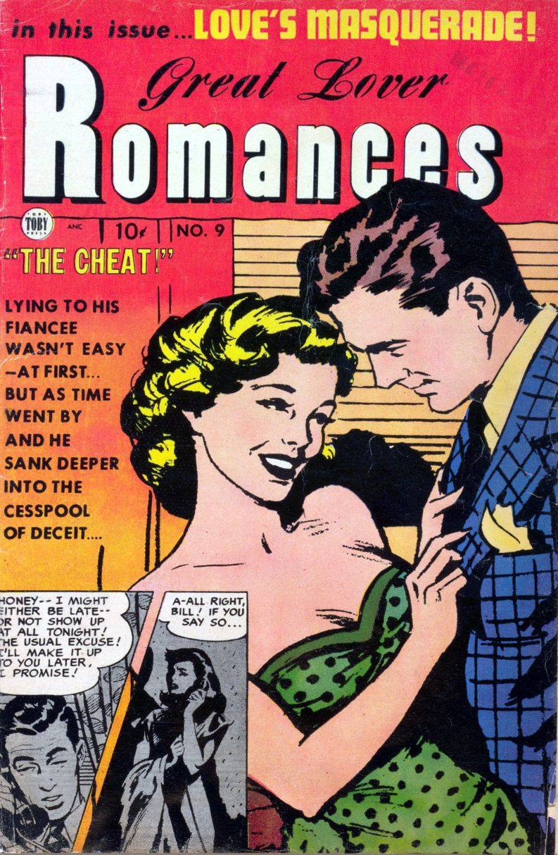 Great Lover Romances Number 9 Love Comic Book