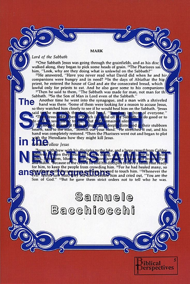 The Sabbath in the New Testament