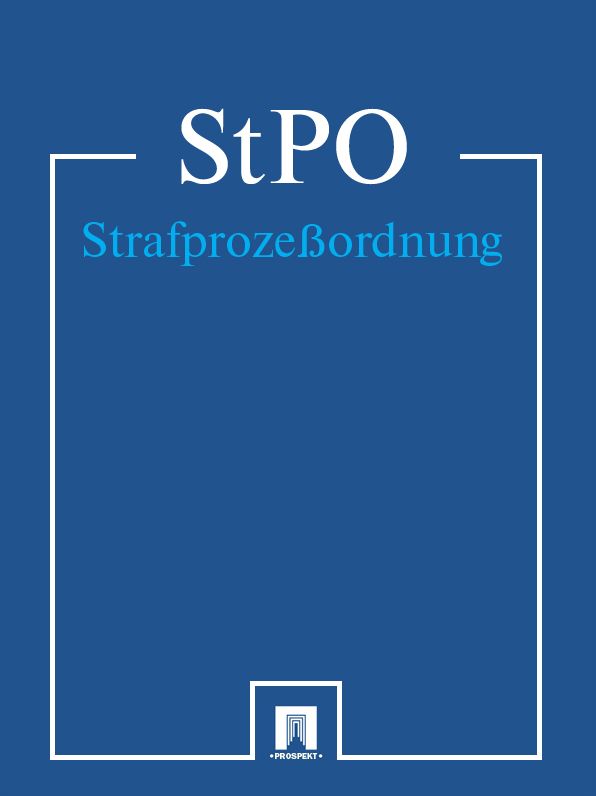 Strafprozeßordnung - StPO