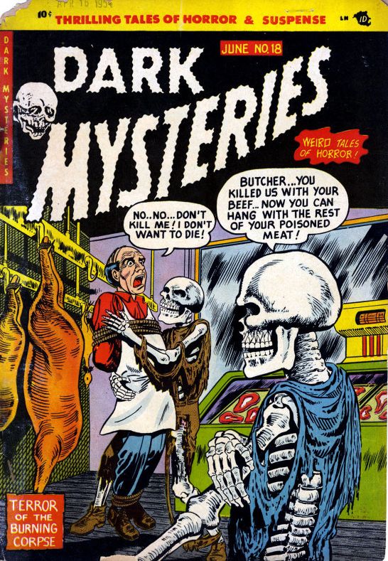 Dark Mysteries Number 18 Horror Comic Book