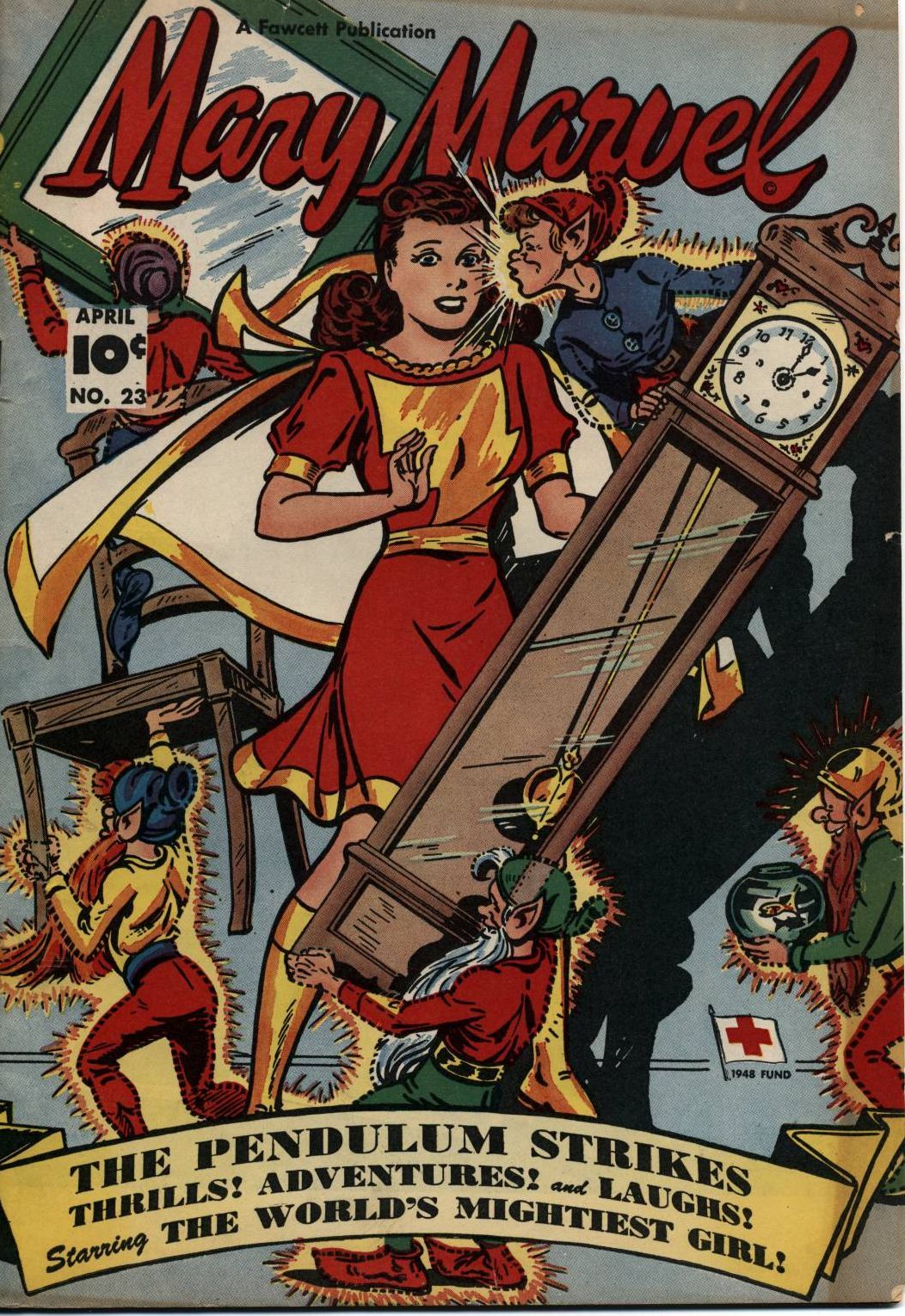 Mary Marvel Number 23 Super-Hero Comic Book