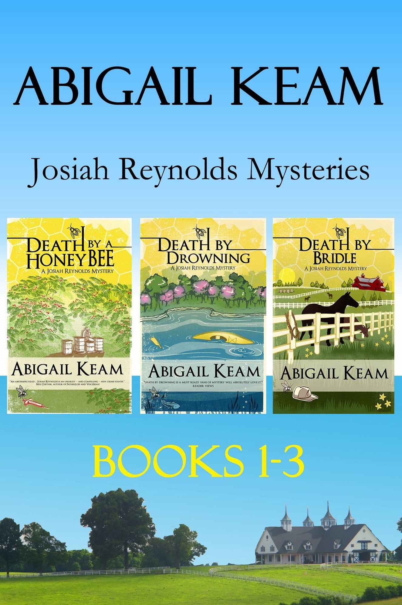 Josiah Reynolds Mysteries Box Set 1: Death By A HoneyBee, Death By Drowning, Death By Bridle