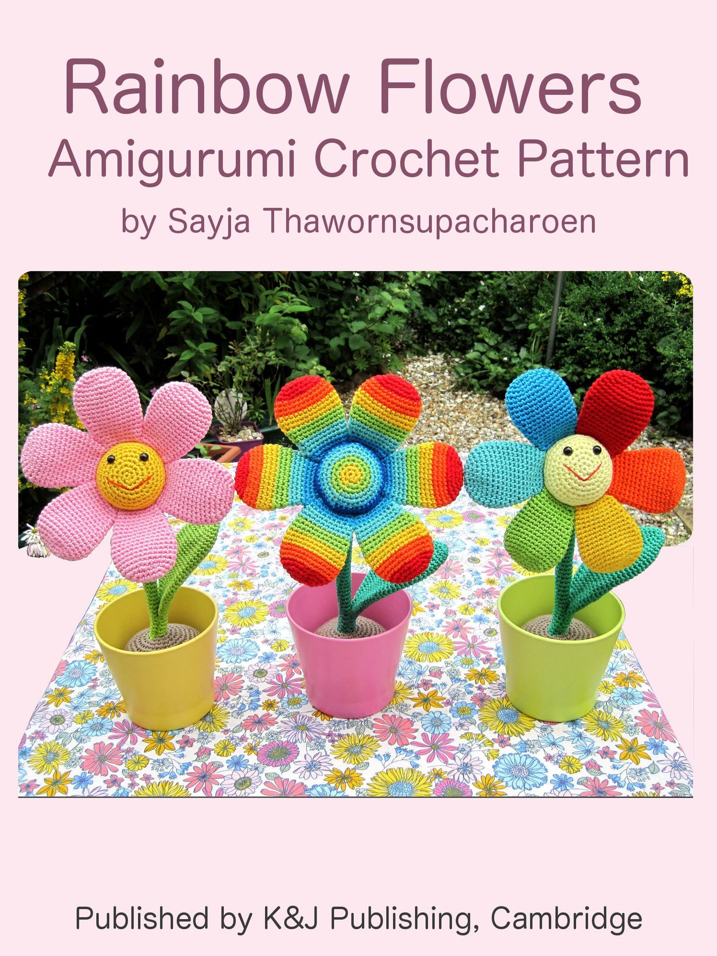 Rainbow Flowers Amigurumi Crochet Pattern