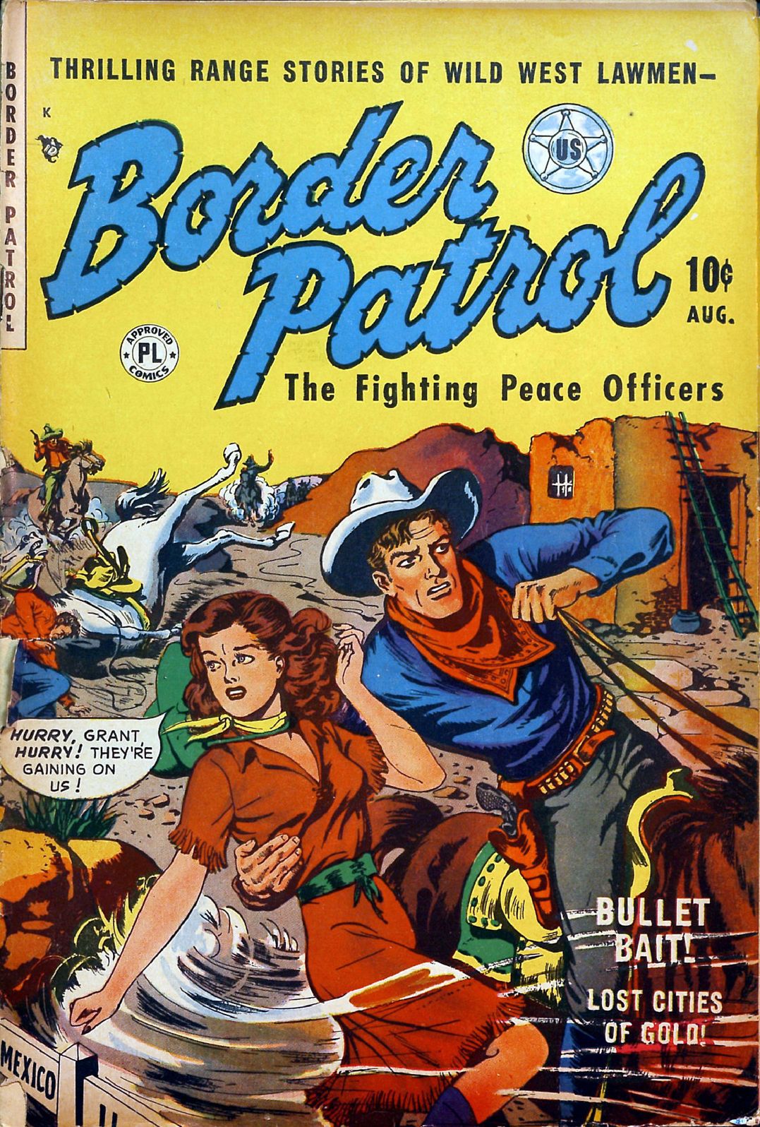 Border Patrol Number 2 Western Comic Book