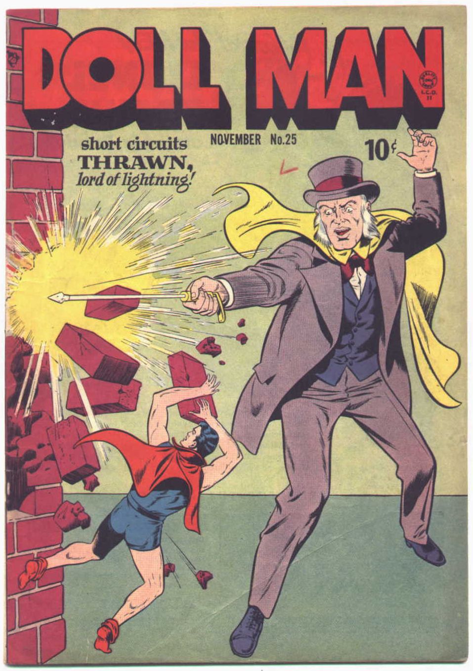 Doll Man Number 25 Super-Hero Comic Book