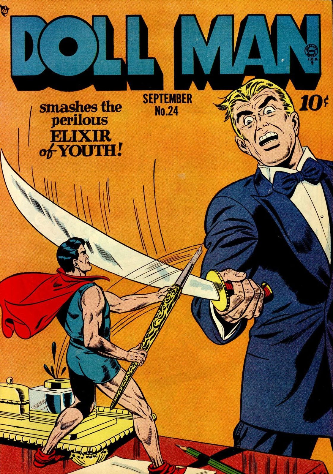 Doll Man Number 24 Super-Hero Comic Book