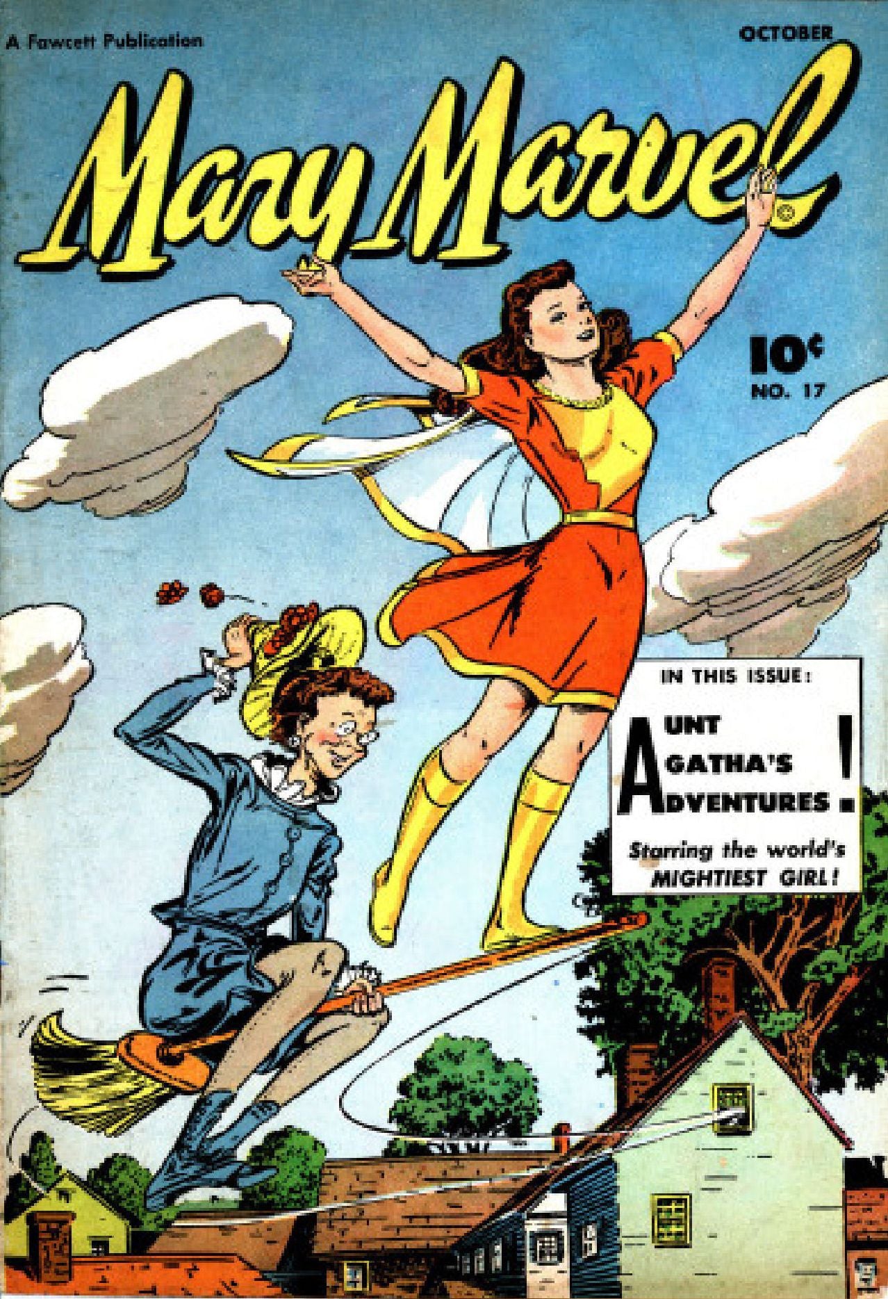 Mary Marvel Number 17 Super-Hero Comic Book