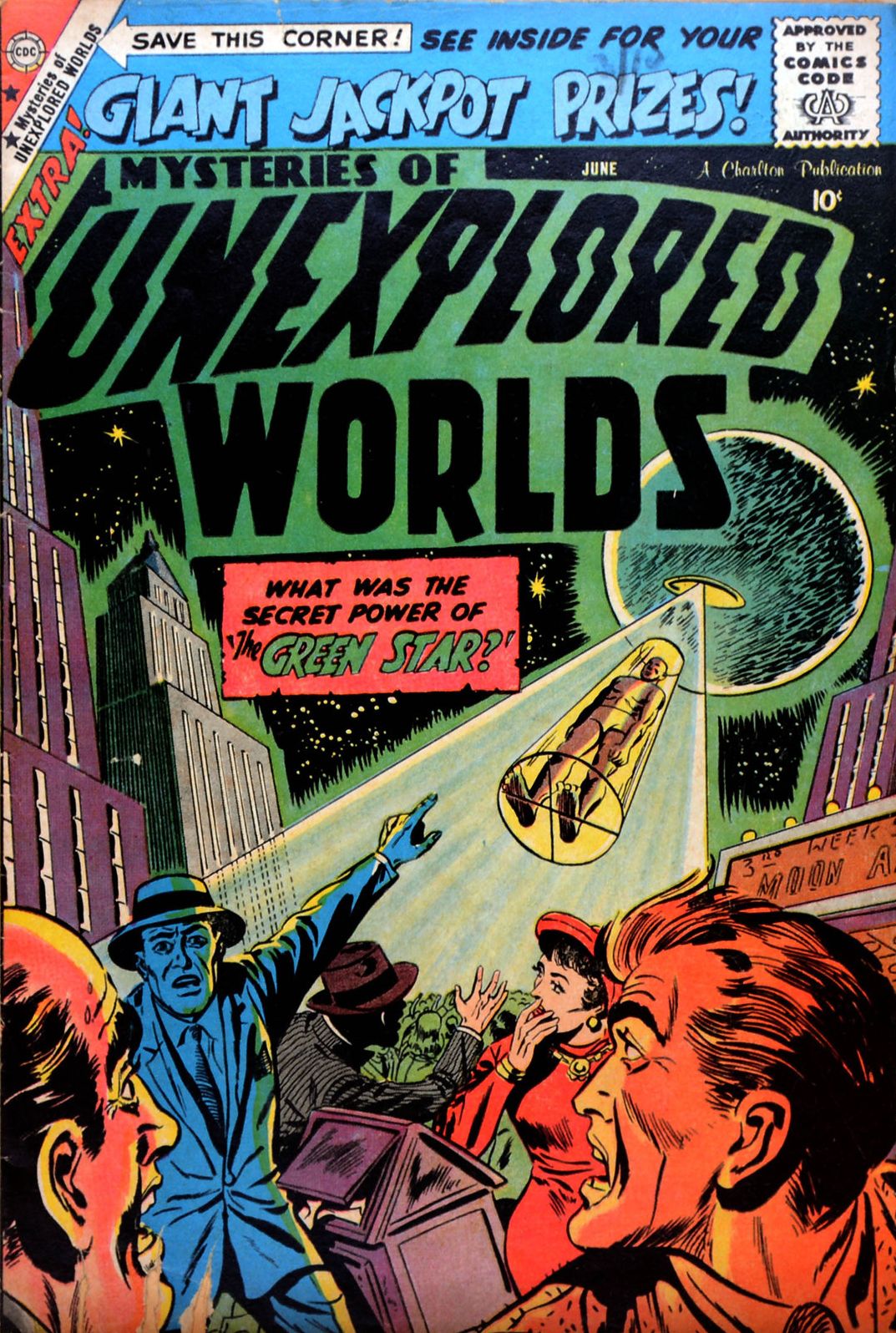 Mysteries of Unexplored Worlds Number 13 Fantasy Comic Book