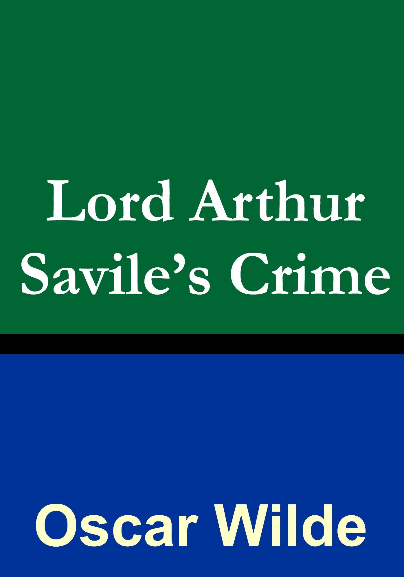 Lord Arthur Savilee17 Tue
